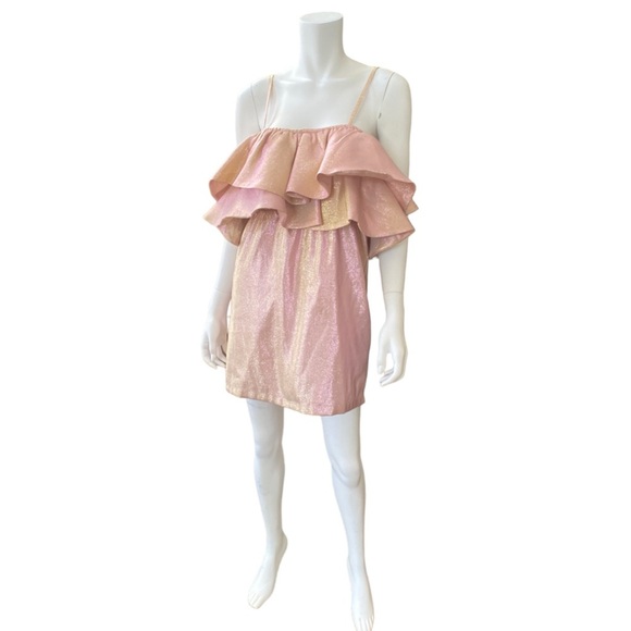 NWT BUDDYLOVE Kelsey Ruffle Top Dress, size Medium - Picture 3 of 9